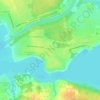 Топографическая карта Чиверёво, высота, рельеф