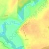 Топографическая карта Вычелобок, высота, рельеф
