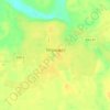 Топографическая карта Тегульдет, высота, рельеф