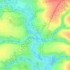 Топографическая карта Верхнесмородино, высота, рельеф