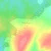 Топографическая карта Преображенская, высота, рельеф