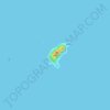 Топографическая карта 赤灘島, высота, рельеф
