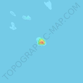 Топографическая карта Толстик, высота, рельеф