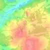 Топографическая карта Сущёво, высота, рельеф