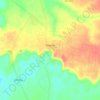 Топографическая карта Тюхтет, высота, рельеф