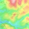 Топографическая карта Модиин-Илит, высота, рельеф