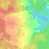 Топографическая карта Данково, высота, рельеф