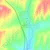 Топографическая карта Казгурт, высота, рельеф