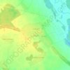 Топографическая карта Копнино, высота, рельеф