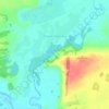 Топографическая карта Старая Чемровка, высота, рельеф