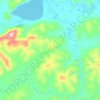 Топографическая карта Ципикан, высота, рельеф