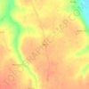 Топографическая карта Лубяны, высота, рельеф
