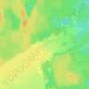 Топографическая карта Ляды, высота, рельеф