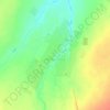 Топографическая карта Простые Челны, высота, рельеф