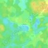 Топографическая карта Плотично, высота, рельеф