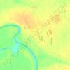 Топографическая карта Заречный, высота, рельеф