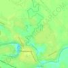 Топографическая карта Чертанла, высота, рельеф