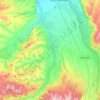 Топографическая карта Ходзь, высота, рельеф