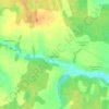 Топографическая карта Вертково, высота, рельеф