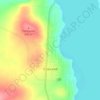 Топографическая карта Спасский, высота, рельеф