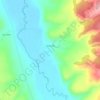 Топографическая карта Каин-Елга, высота, рельеф