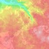 Топографическая карта Полометь, высота, рельеф