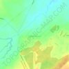 Топографическая карта Первомайский, высота, рельеф