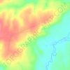 Топографическая карта Вакино, высота, рельеф