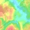 Топографическая карта Лисавы, высота, рельеф