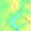 Топографическая карта Вторые Левые Ламки, высота, рельеф
