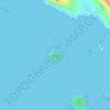 Топографическая карта Pulau Tulai, высота, рельеф