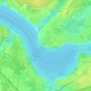 Топографическая карта Безымянная высота, высота, рельеф