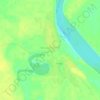 Топографическая карта Большой Карагай, высота, рельеф
