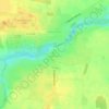 Топографическая карта Глинники, высота, рельеф