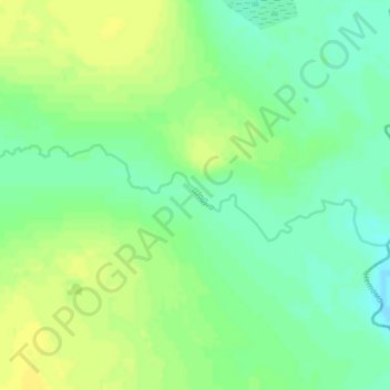 Топографическая карта Шойна, высота, рельеф