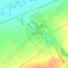 Топографическая карта Рубёжный, высота, рельеф