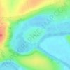 Топографическая карта Афанасьевка, высота, рельеф
