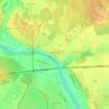 Топографическая карта Новенькое, высота, рельеф