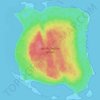 Топографическая карта North Sentinel Island, высота, рельеф