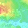 Топографическая карта Чистые Боры, высота, рельеф