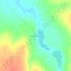 Топографическая карта Светлое Озеро, высота, рельеф