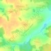 Топографическая карта Авдотьино, высота, рельеф