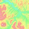 Топографическая карта Бахапча, высота, рельеф