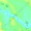 Топографическая карта Лечищево, высота, рельеф