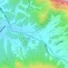 Топографическая карта 島田川, высота, рельеф