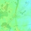 Топографическая карта Уткино, высота, рельеф