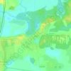 Топографическая карта Зуево, высота, рельеф