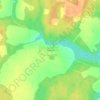 Топографическая карта Шарпано, высота, рельеф
