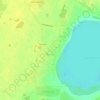 Топографическая карта Бектыш, высота, рельеф