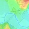 Топографическая карта Аксиньино, высота, рельеф